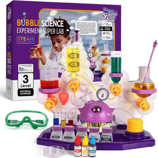 Picture of BUBBLE SCIENCE EXPERIMENT SUPER LAB