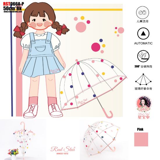 Picture of CIRCLE PINK UMBRELLA DOT